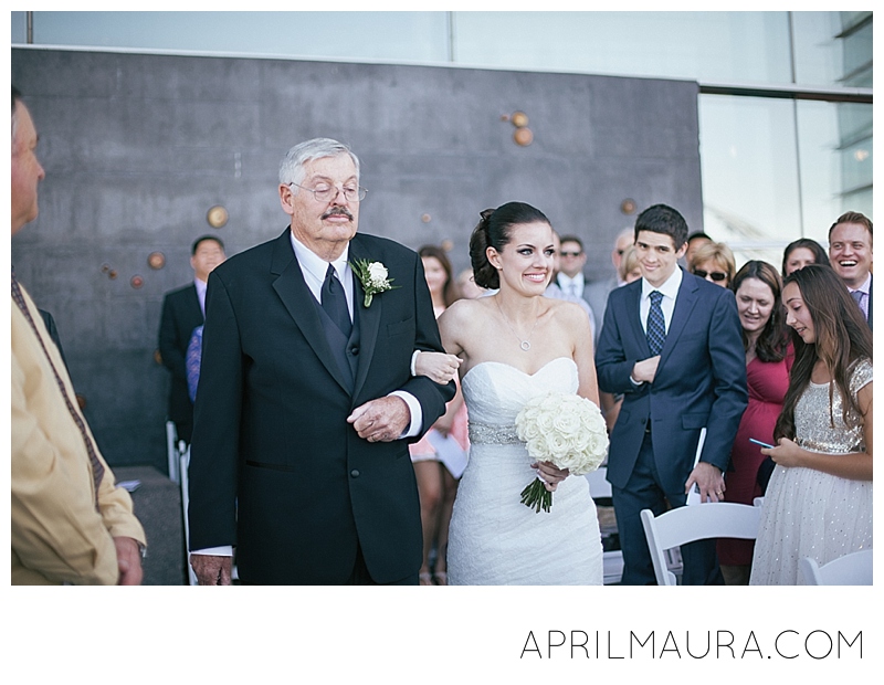 Modern Summer Tempe Center for the Arts Wedding