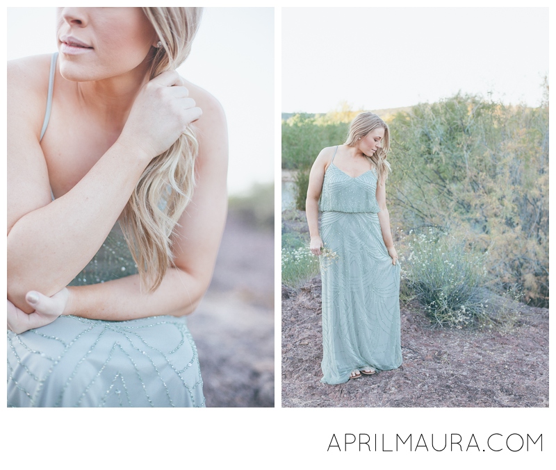 Engaged couple | Editorial photo of couple | Phoenix wedding photographer | female portraits during engagement session | teal dress | April_Maura_Photography_0002.jpg