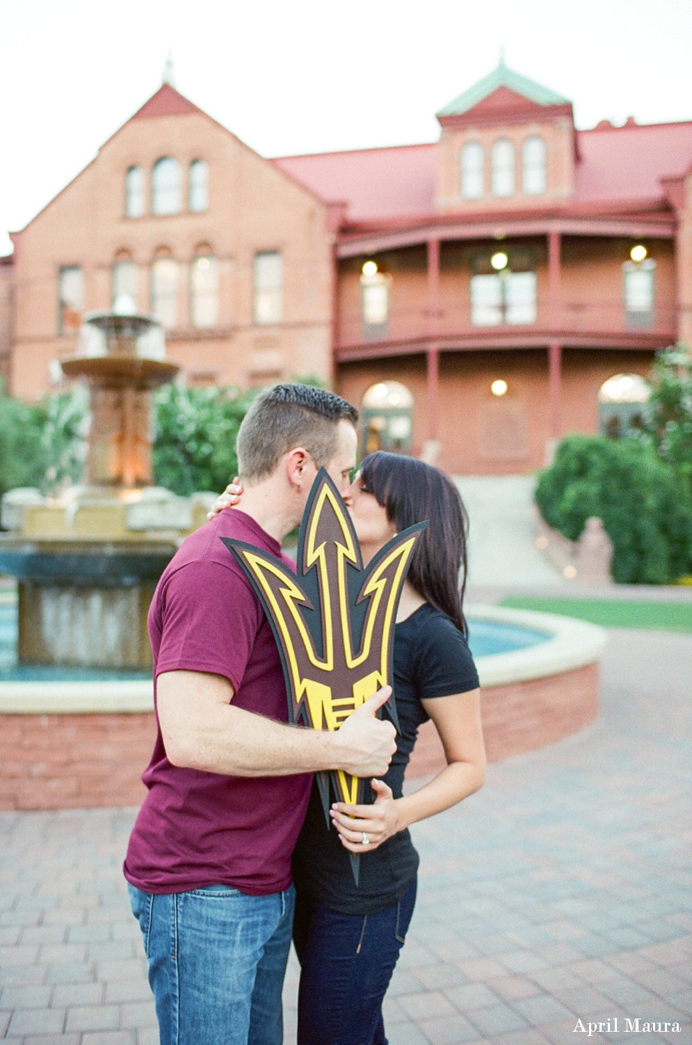 ASU pitch fork | Arizona_ State_University_ Wedding_Engagement_April_Maura_Photography_0007