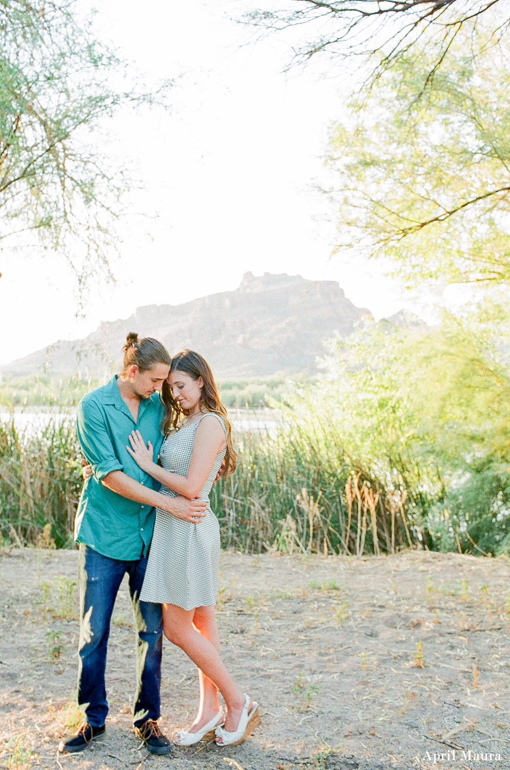 Fuji 400 | April Maura Photography | Arizona Engagement Photos | Salt River Engagement Photos | Granite Reef_0003