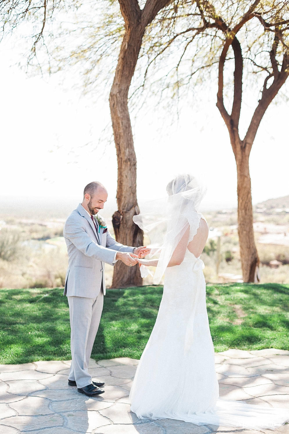 What is a First Look? | Groom looking at his bride for the first time | Eagle-Mountain-Golf-Club-Wedding-Photos-Paradise-Valley-Arizona-Wedding-Photos-April-Maura-Photography-www.aprilmaura.com_0554.jpg