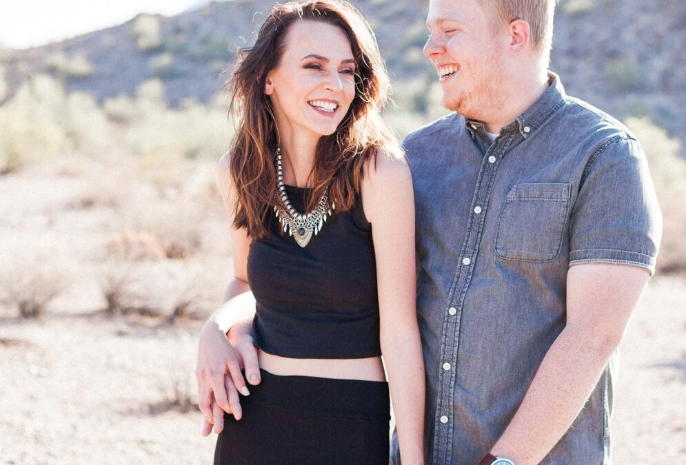 San Tan Mountain Engagement: Jeff + Roxi