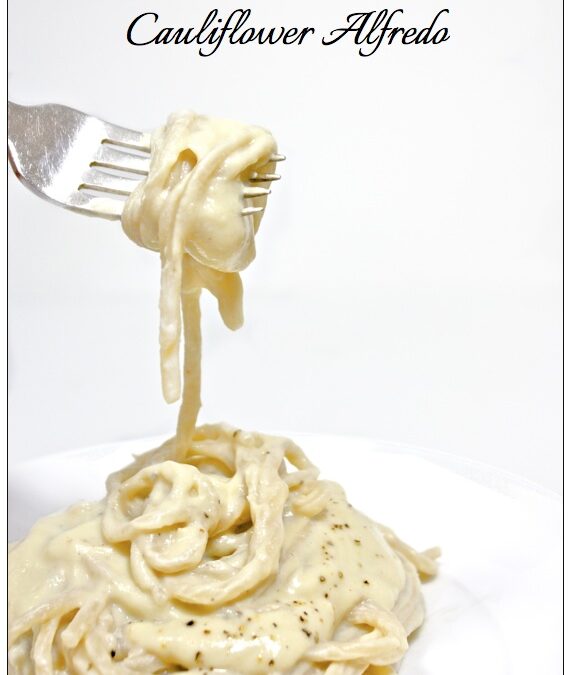 Zucchini Noodle Cauliflower Alfredo Spaghetti (Gluten & Dairy FREE)