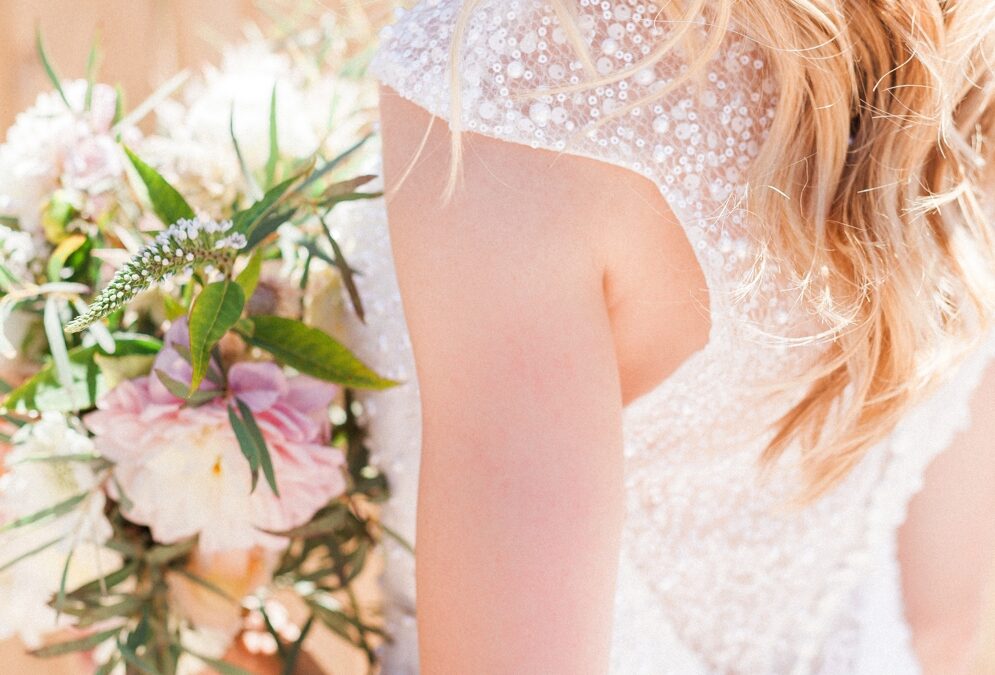 Ivory and Blush Al Fresco Arizona Wedding: The Paseo