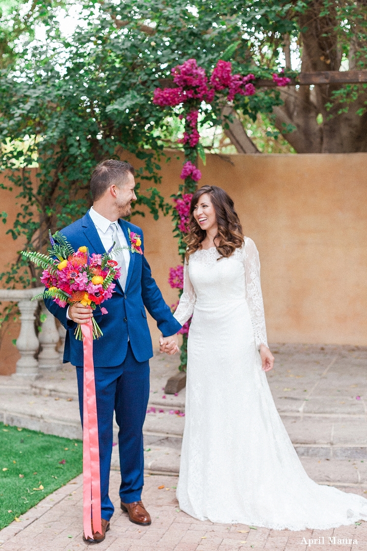 Groom looking at his bride with joy | Royal-Palms-Resort-Spa-Wedding-Scottsdale-Wedding-Photos-April-Maura-Photography-www.aprilmaura.com_2159.jpg