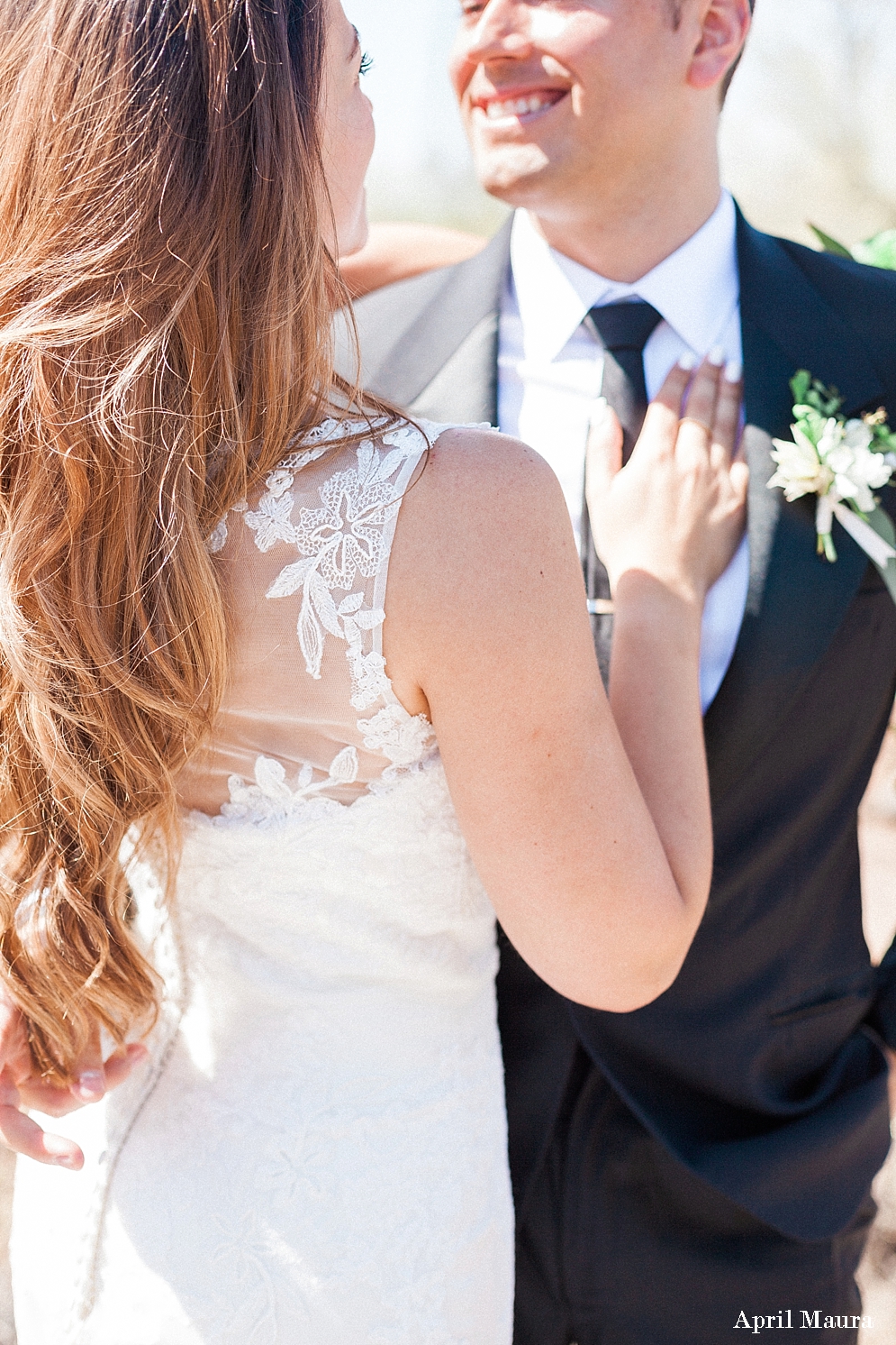 Love language touch | groom touching his bride's hair | The Paseo Wedding | Scottsdale Engagement Photographer | April Maura Photography | www.aprilmaura.com_3678.jpg