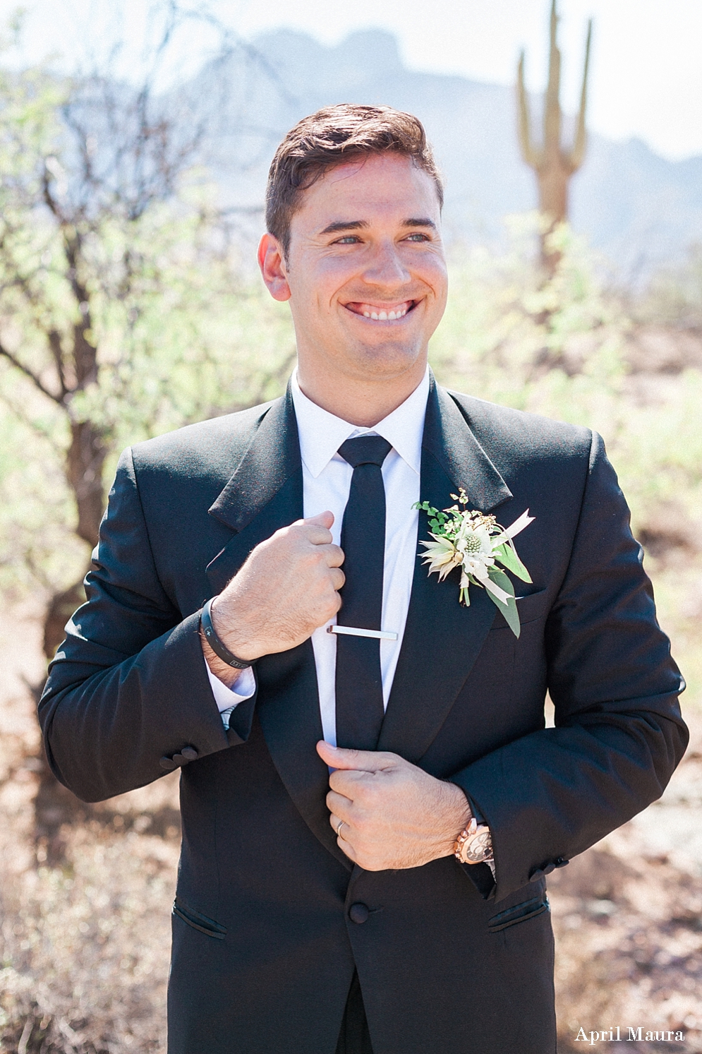 Groom in the desert | The Paseo Wedding | Scottsdale Engagement Photographer | April Maura Photography | www.aprilmaura.com_3683.jpg