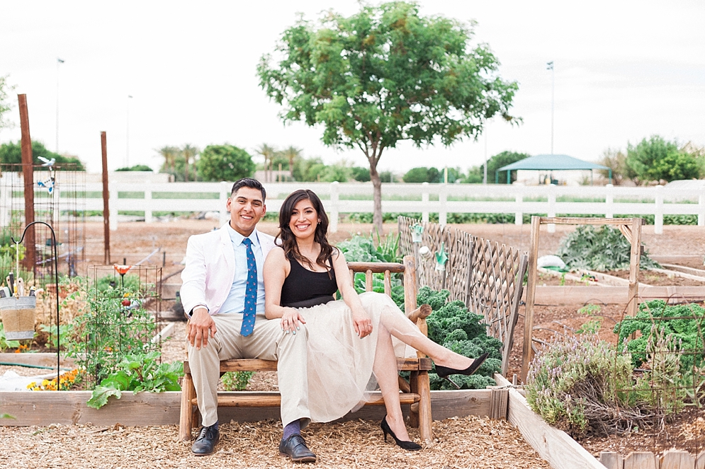 The Farm at Agritopia: Blush and Classic Engagement Featured on Aisle Perfect