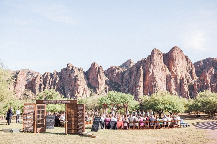 Saguaro Lake Guest Ranch Ceremony site | ST. LOUIS JEWISH WEDDING TRADITIONS | CEREMONY | St. Louis Wedding Photographer