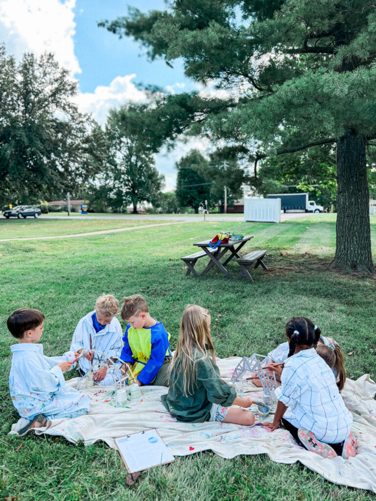 St Louis Christian School, St Louis Forest School, Outside STEM project